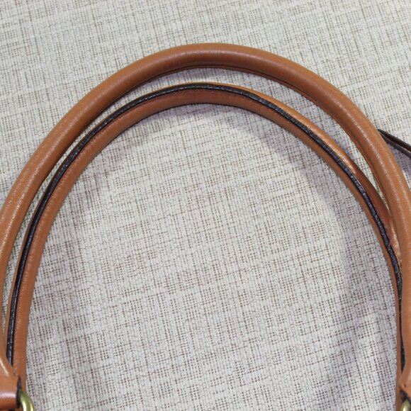 Vintage Cole Haan Caramel Brown Pebble Leather Shoulder Bag Purse - LIKE NEW - Picture 6 of 9